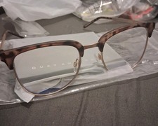 Quay Australia Sunglasses Evasive Tortoise Shell Frame Blue Light Filter Lens