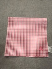 Brooks Brothers Pink Check Cotton Pocket Square