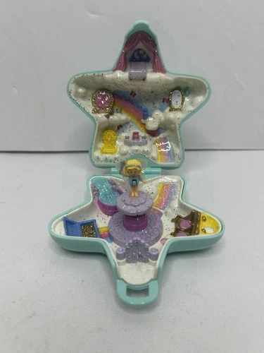 Polly Pocket Fairy Wishing World Star Compact Vintage 1992 Compact No Swan