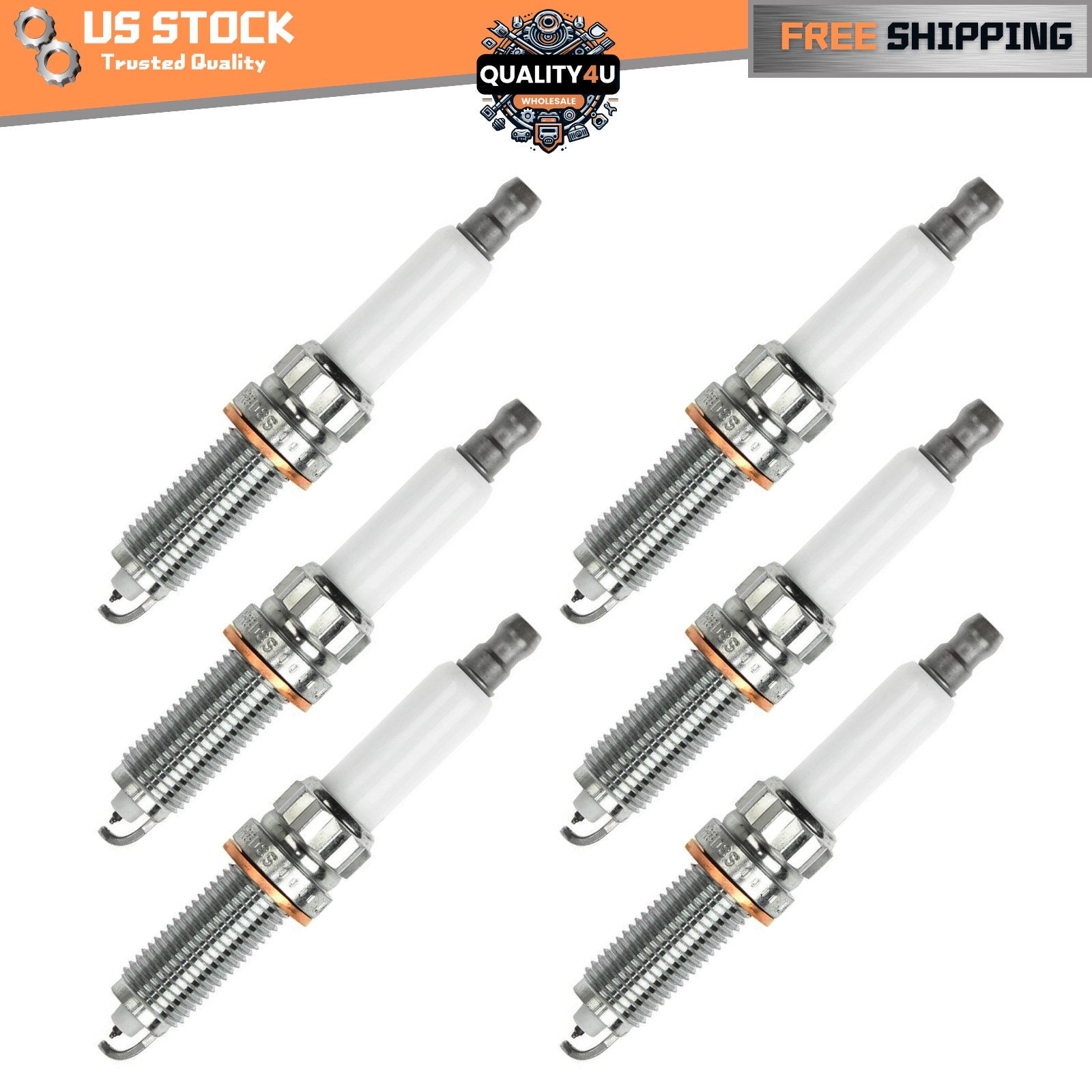 97506 New Set of 6 Iridium Spark Plugs Fit For BMW 135I 228I 320I 528I X1 X3 X5