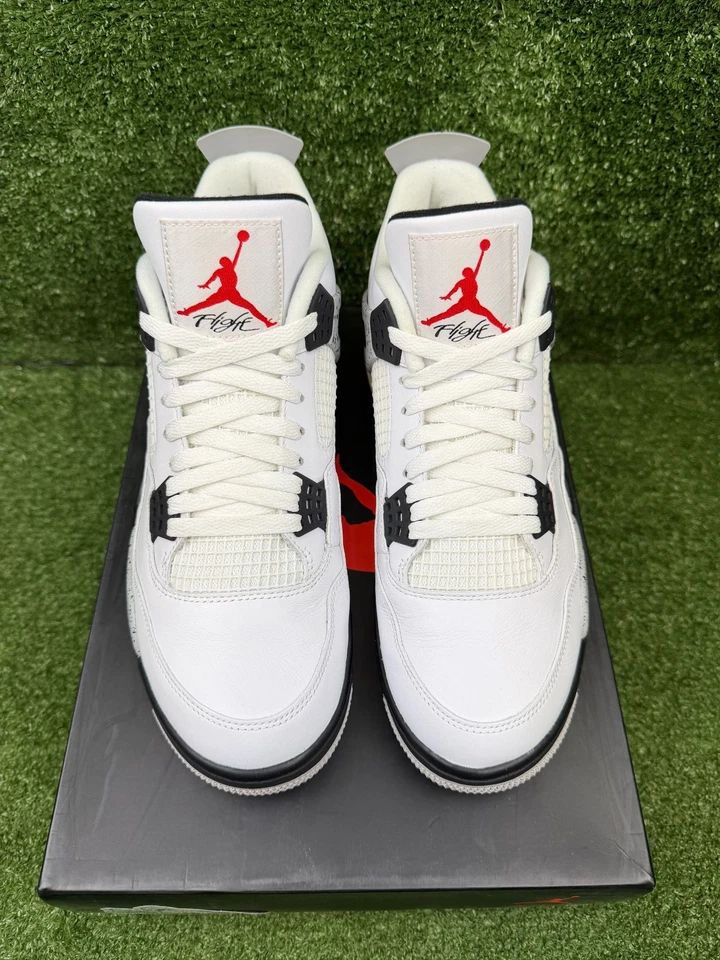 Size 11 - Jordan 4 Retro OG Mid White Cement - Image 2 of 4