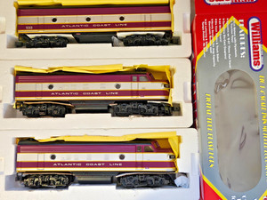 Williams O Gauge # F7-301 ABA Triple Diesel Set Atlantic Coast Line NEW