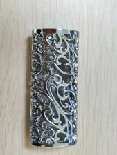 New 1Pc Metal Hollow Pattern Lighter Cover for BIC J6 Lighter Cover Case Shell