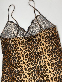 Agent Provocateur Molly Leopard Silk Slip UK12 Large