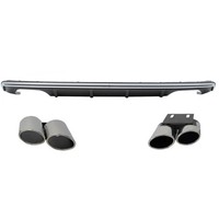 Diffusor FüR Audi A3 8V SchräGheck Sportback 12-15 Auspuff S3 Quad Look