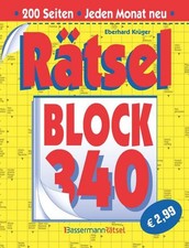 Rätselblock 340 Eberhard Krüger