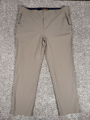 Teren Pants Mens 40 x 32 Khaki Performance Stretch No Fly Zone Insect Repellent