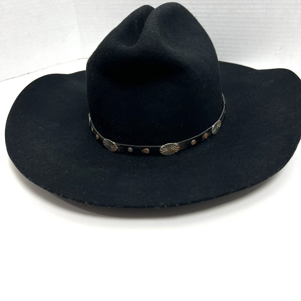 Sombrero de Vaquero Marcas LHC Adultos 7 100% Lana Hecho en EE. UU. Ala Ancha Rodeo Western Foto 3 de 4