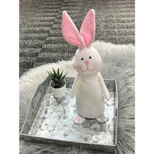 Easter Bunny Door Greeter Plush 14” Tiered Tray Farmhouse Decoration