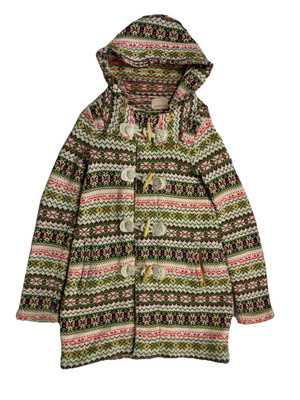 Archival Anthropologie Sparrow Fair Isle Ice Fishing Cardigan Jacket Small (G)
