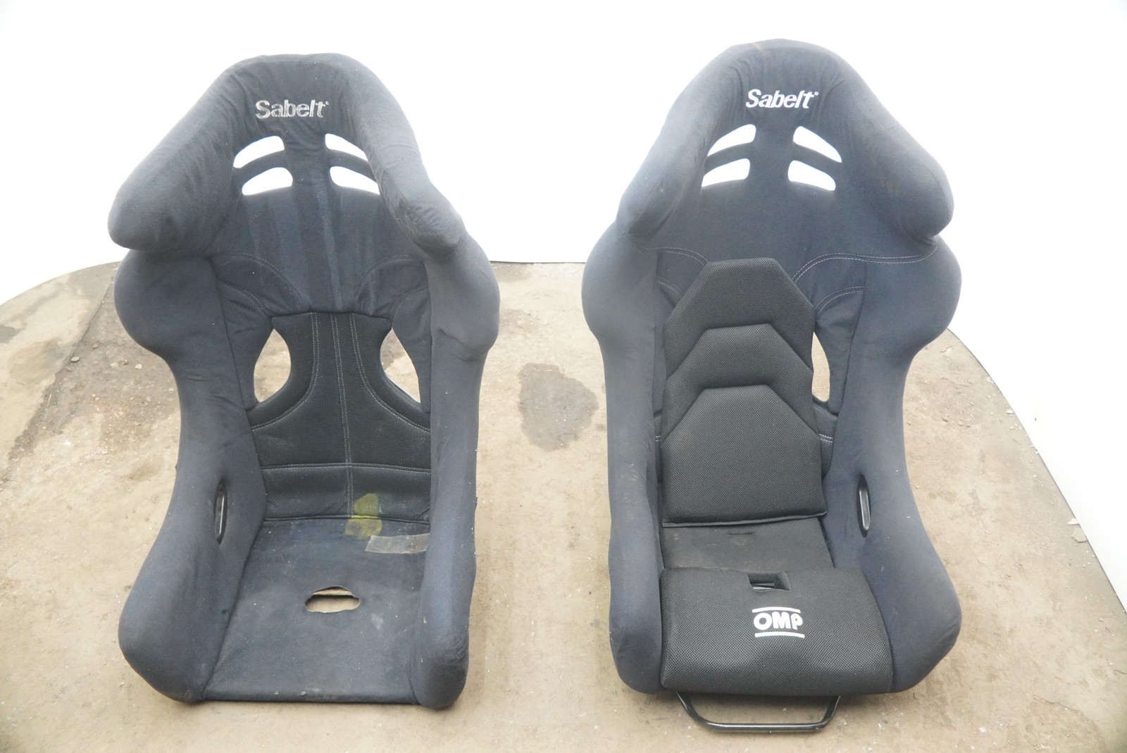 Set Driver Passenger Sabelt Racing Seat Carbon Fiber Ferrari 458 Challenge *Note