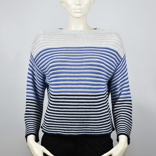 Max Mara, Pennypull MAX MARA Vintage Italy maglia a righe oversize maglione pullover taglia M