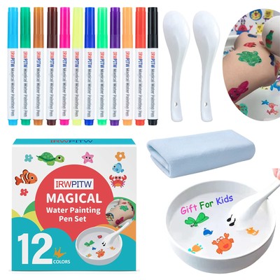 Drawing Pen Bundle, 12 Colors Magical Water Painting Pens for , Kiddies Creat...