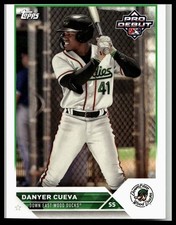 2023 Topps Pro Debut #PD-2 Danyer Cueva Down East Wood Ducks