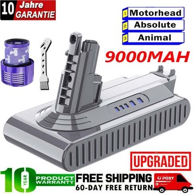 9000mAh SV12 Batterie, für Dyson Cyclone Ersatzbatterie V10 Animal V10 Motörhead
