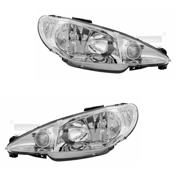 Scheinwerfer Set Rechts & Links H7/H7 FüR Peugeot 206 CC 2D 2A/C 2E/K-image