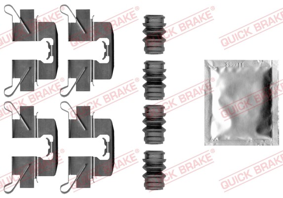 Rear QUICK BRAKE 109-0047 Accessory Kit, disc brake pad for MAZDA,PEUGEOT - Image 18