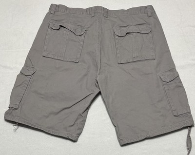 Vintage Y2K Noiz Premium Jean Shorts Mens Size 40 Gray Baggy Long