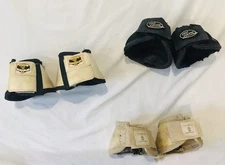 Lot 3 Pair Bell Boots Overreach Boots Equine Durable Pro Tec Classic Pro Equine