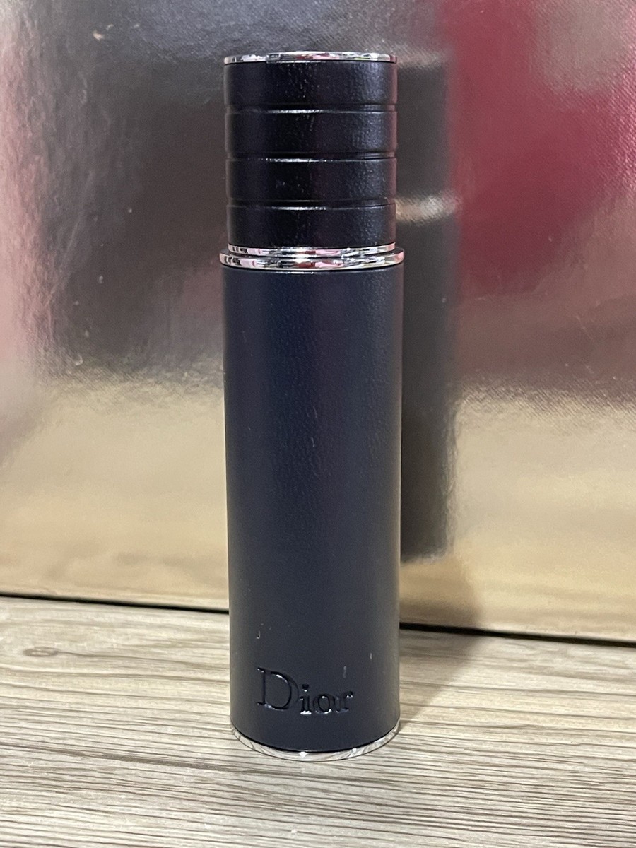 Dior Sauvage EDP Refillable Atomizer Spray In Leather Case 0.34oz