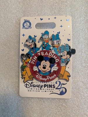 Disney Parks 2025 25th Anniversary Mickey Mouse & Friends LR Pin