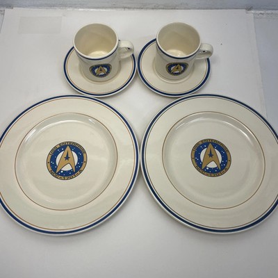 2 Pfaltzgraff Star Trek VI The Undiscovered Country 3-Piece Buffet Set 53-800
