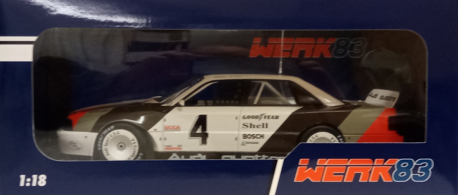 Werk 83 1/18 Scale - Audi 200 Quattro Trans Am (St Petersburg GP 1988) No4