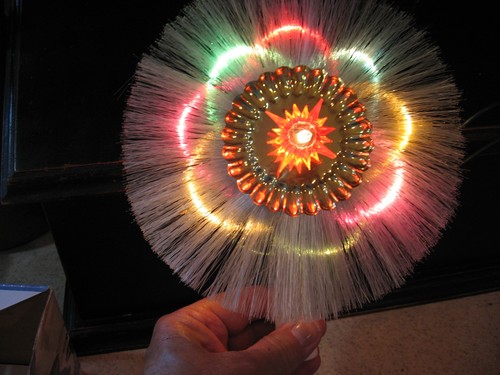 vintage light up christmas tree topper