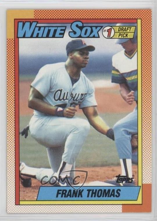 1990 Topps Frank Thomas #414 HOF 0e3