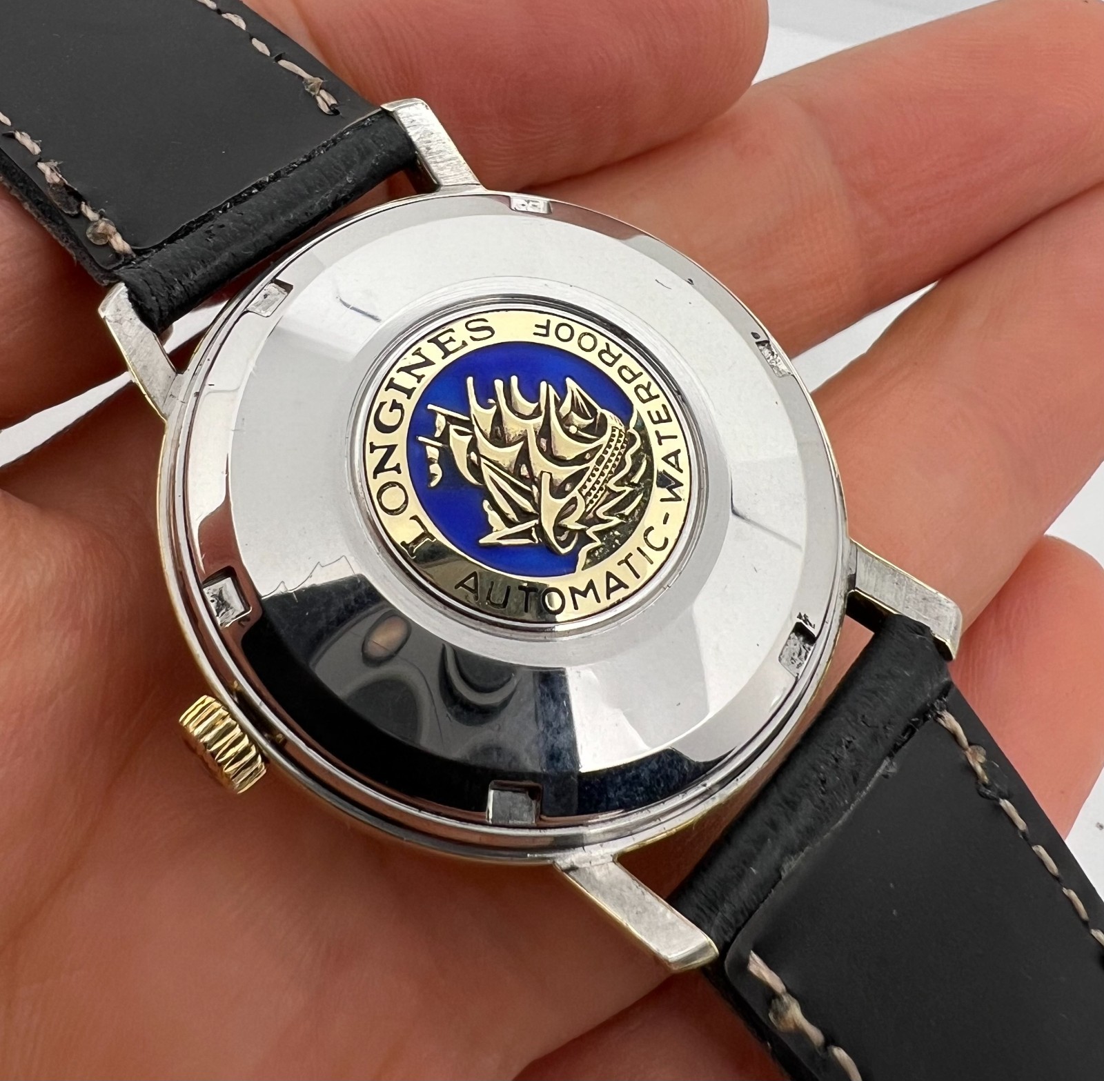 Vintage Longines Flagship Automatic Date Men's 35… - image 21