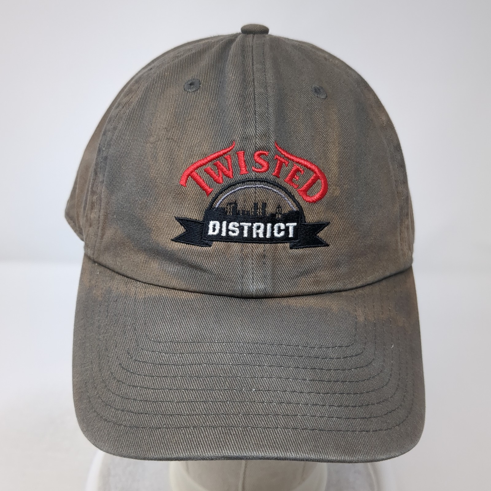 Twisted District Slideback Baseball Cap Gray One … - image 2