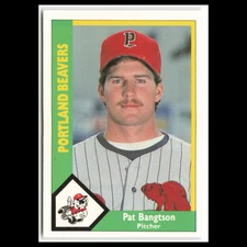 Pat Bangtson #2 1990 CMC Pacific Leauge Portland Beavers Baseball Card MLB NM