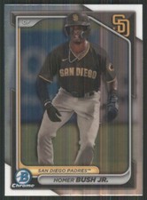 2024 Bowman Chrome Prospects #BCP-87 Homer Bush Jr. San Diego Padres TW2077