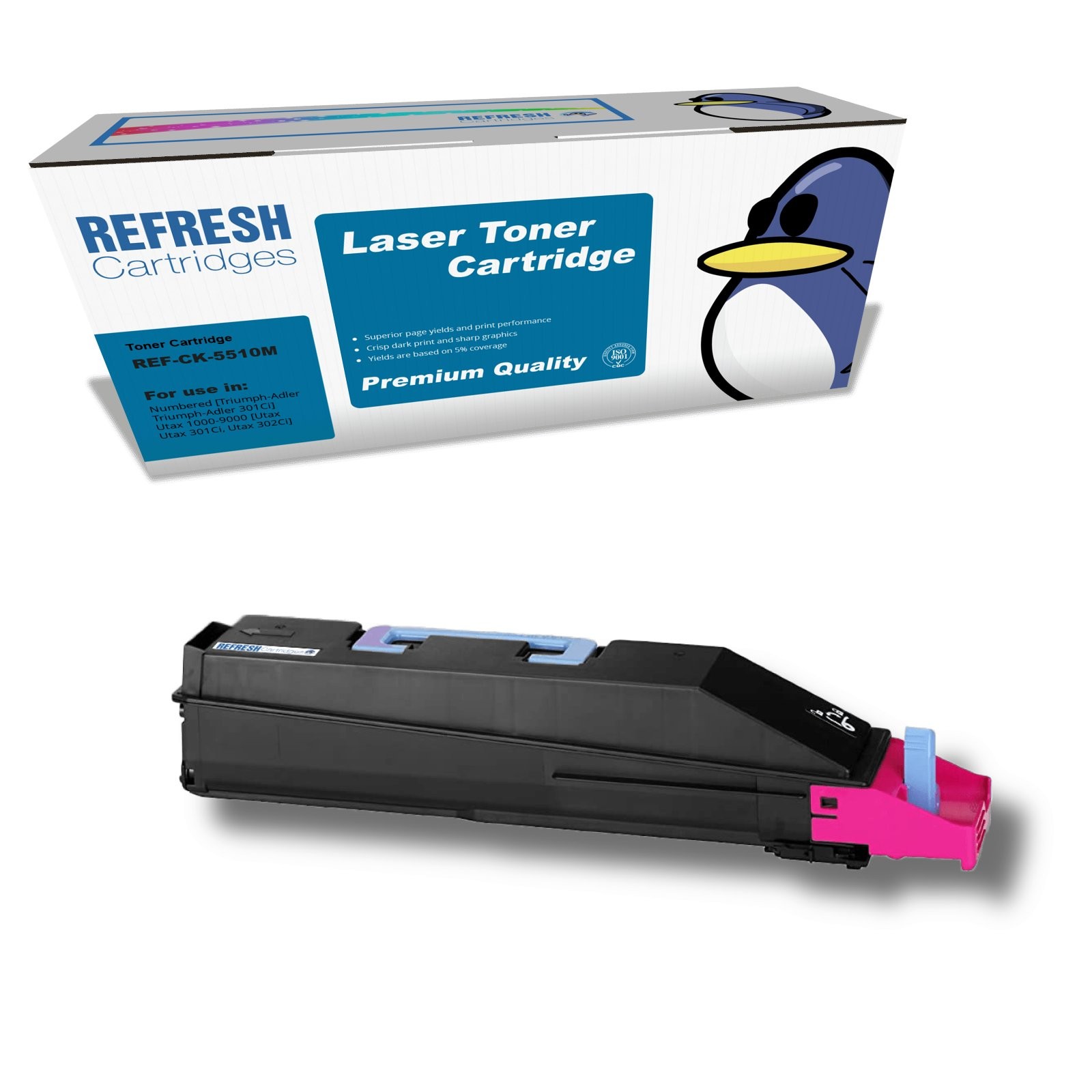 Refresh Cartridges  CK-5510M Toner Compatible With Utax Printers