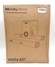 Hiwill A51 5.1 Soundbar System 380W Dolby Atmos Subwoofer Bluetooth TV