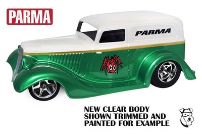 10259 - 1/10 PARMA '34 Ford SEDAN DELIVERY - Clear .040” RC Body