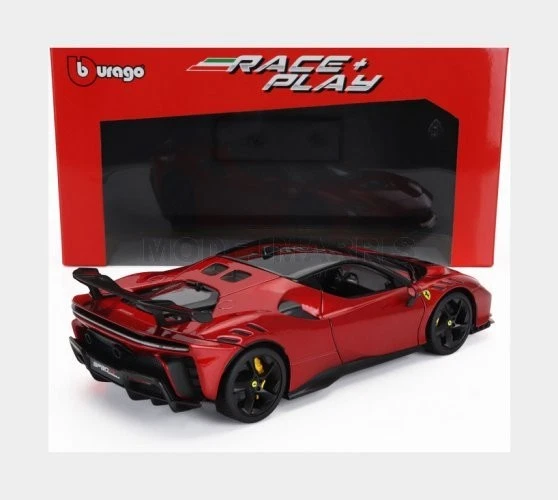 BURAGO 18-16020RM FERRARI SF90XX STRADALE 2024 - ROSSO MAGMA - RED MET BLACK - 1 - Immagine 2 di 2