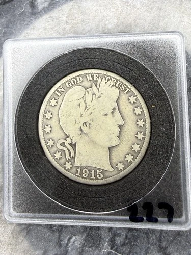 1915-S Barber Half Dollar #227