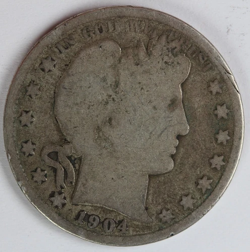1904 S Barber Half Dollar