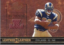 2004 Playoff Hogg Heaven Leather in Leather #LL29 Steven Jackson /250 - FB