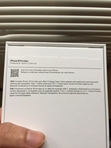 iphone 16 pro max 256 go noir titane NEUF - Photo 4 sur 9