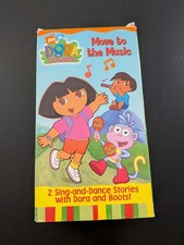 Nick Jr. Dora the Explorer Move to the Music (VHS, 2002) Sing and Dance Stories