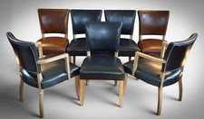 Stunning Timothy Oulton Style Mimi Leather 8 x Dining Chairs Carver Delivery π
