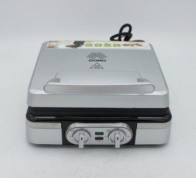 Domo DO9149W Waffeleisen, Silber