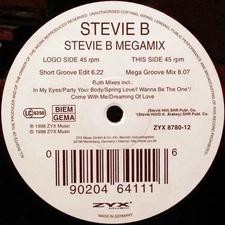 Stevie B Stevie B Megamix 12 INCH LP NEW