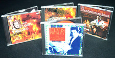 Four CHRISTMAS Music CD's Elvis Presley Frank Sinatra Bing Crosby Nat King Cole