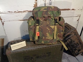 Orig. NL Armee SEYNTEX Daypack Rucksack Gefechtsrucksack 25l DPM gebr 4059