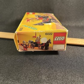 Vintage LEGO 6022 Castle Lion Knights Horse Cart W/Box from 1984 Rare