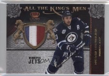 2011 Crown Royale All the King's Men Memorabilia Prime 5/5 Dustin Byfuglien 1r5