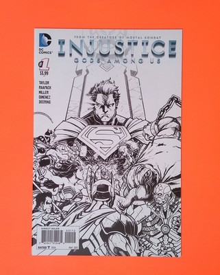 Injustice Gods Among Us #1-2nd print 2013 DC Comics Variant RY87-308